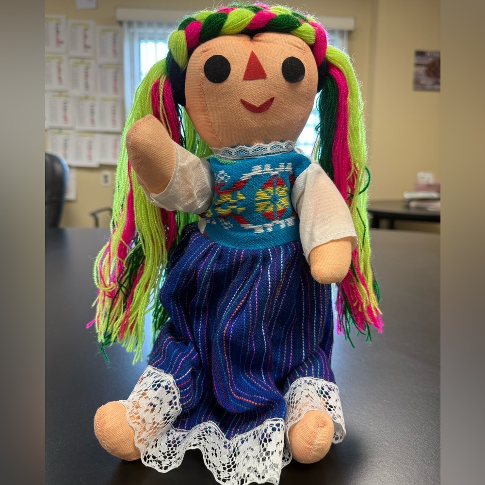 Authentic Mexican Rag Doll Vintage